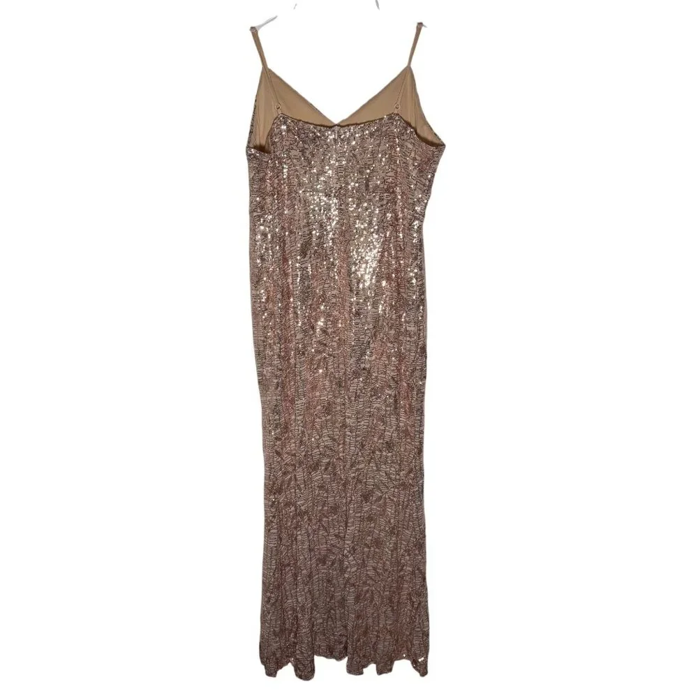 Miss Ord Spaghetti Strap Backless Sequin Dress Women's Size 4SXL New With Tags! - Picture 5 of 5